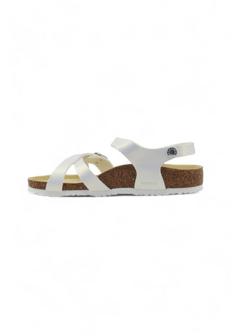 BIRKENSTOCK Kumba Kids Sandalo Bambino Shiny Lizard White 1026909 - Sandrini Calzature e Abbigliamento