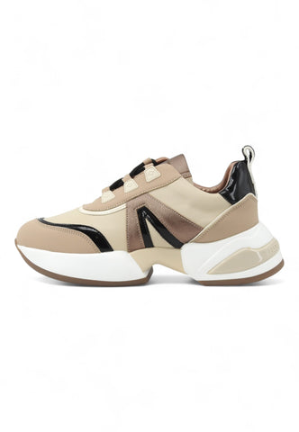 ALEXANDER SMITH Marble Woman Running Retro Smooth Sneaker Donna Beige MBW1238