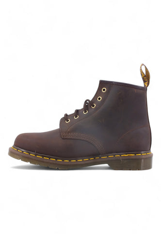 DR. MARTENS Anfibio Crazy Horse Stivaletto Uomo Dark Brown 101-27761201