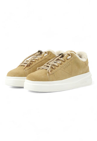 GUESS Suede Sneaker Donna Cognac FLFELBSUE12