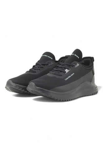 CALVIN KLEIN Eva Runner Low Multifunct Sneaker Uomo Triple Black YM0YM01127