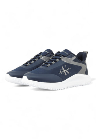 CALVIN KLEIN Eva Runner Low Running Sneaker Uomo Navy Black White YM0YM00968