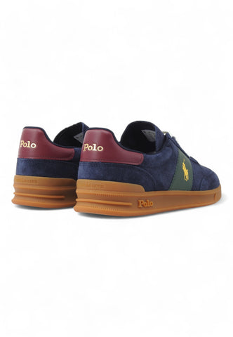 POLO RALPH LAUREN Suede Sneaker Uomo Navy Multi 809954903002