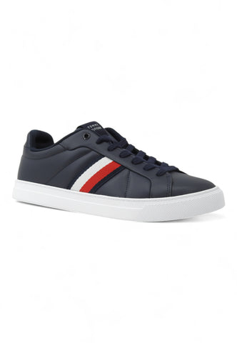 TOMMY HILFIGER Icon Court Stripes Sneaker Uomo Desert Sky FM0FM05163