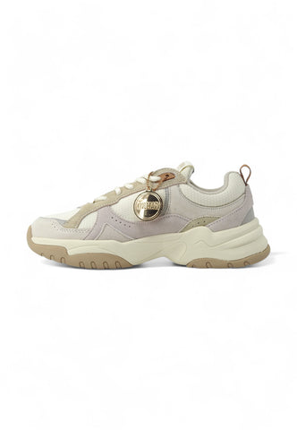 COLMAR Running Suede Sneaker Donna White Sand TESSCLOUD096