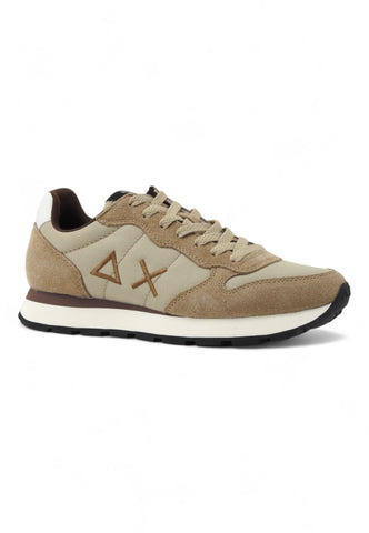 SUN68 Running Tom Solid Sneaker Uomo Beige Scuro Z44101