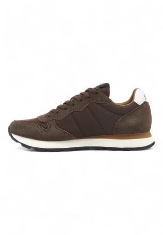 SUN68 Running Tom Solid Sneaker Uomo Marrone Z44101