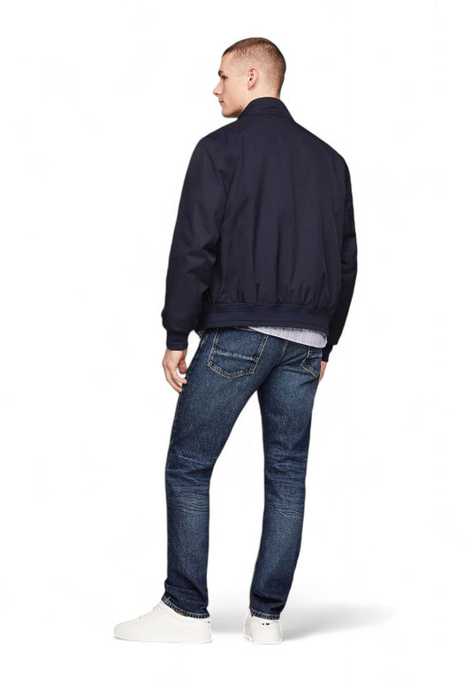 TOMMY HILFIGER Giacca Giubbotto Bomber Uomo Blu MW0MW35670