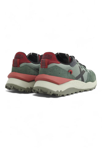 MUNICH Running Sneaker Uomo Green Red 9880018