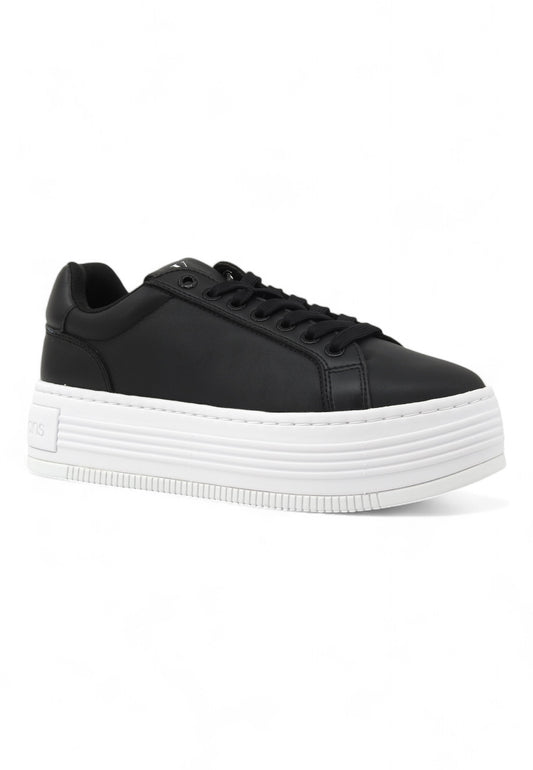 CALVIN KLEIN Bold Platf Low Sneaker Donna Black White YW0YW01589