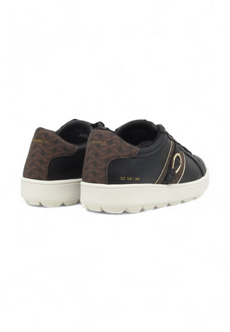 GEOX Sneaker Donna Black Brown D46WEA08504C9229