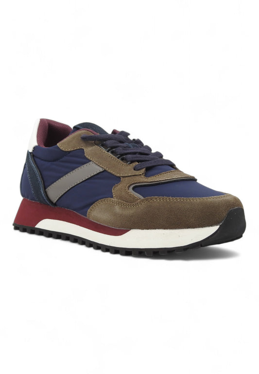 CAFENOIR Running Suede Sneaker Uomo Taupe Multi PC6434