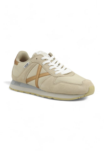 MUNICH Running Sneaker Donna Beige White 8620572