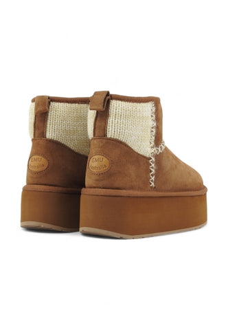 EMU Stinger Knit Stivaletto Donna Chestnut W13143