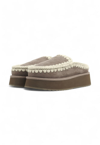 MOU Clog Eskimo Ciabatta Donna Elephant Grey MU.FW681004A