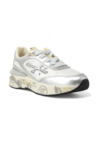 PREMIATA Running Sneaker Donna White Silver MOERUND-6993