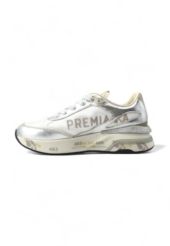 PREMIATA Running Sneaker Donna White Silver MOERUND-6993