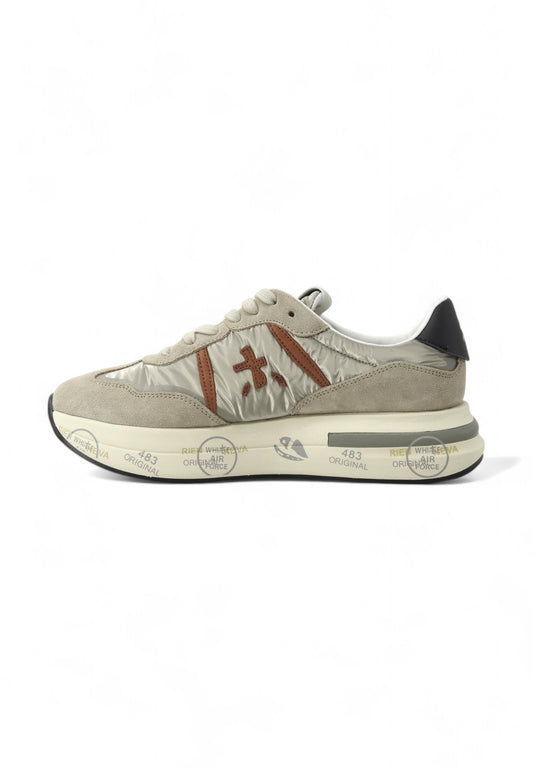 PREMIATA Running Suede Sneaker Donna Grey Brown CASSIE-6470