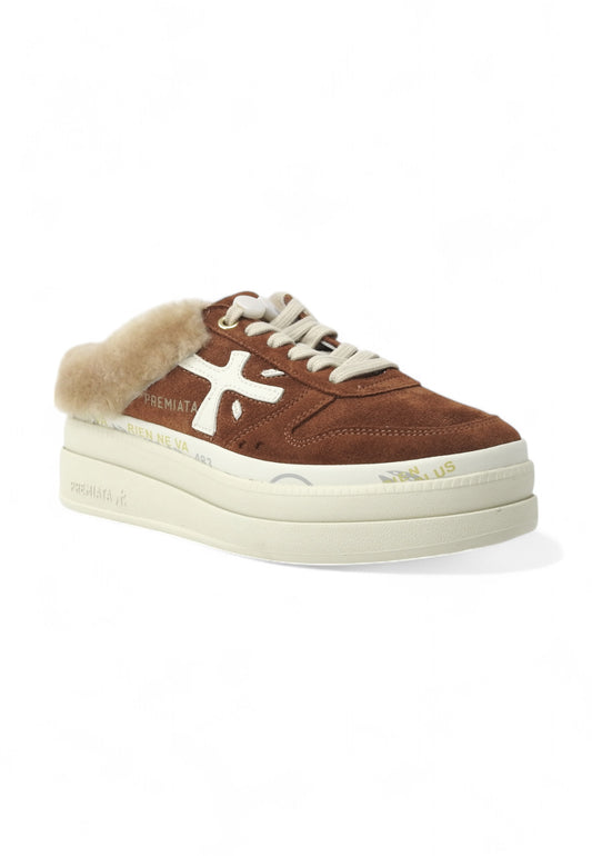 PREMIATA Suede Sneaker Donna Brown MICOL-7016M