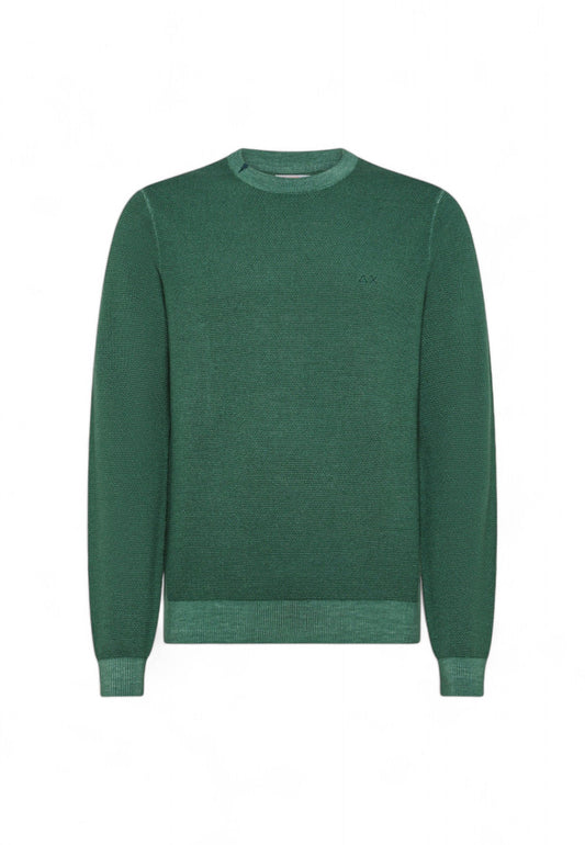 SUN68 MAGLIONE UOMO VERDE SCURO K44145