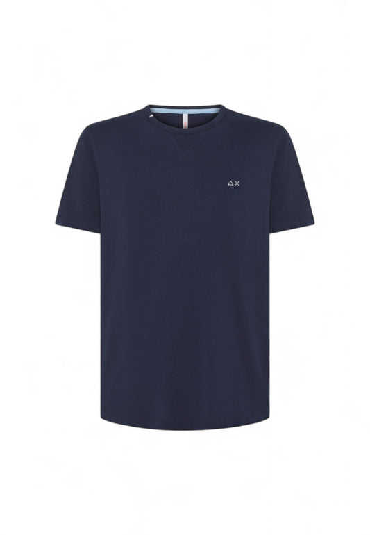 SUN68 T-SHIRT UOMO BLU T44103