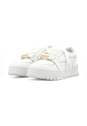 GAELLE Sneaker Donna Bianco Argento GACAM01121