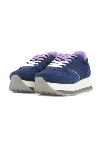 CAFENOIR Running Suede Sneaker Donna Blu DL6000