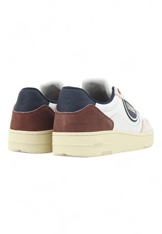 COLMAR Suede Sneaker Uomo White Navy AUSTINMASTER034