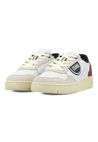 COLMAR Suede Sneaker Uomo White Navy AUSTINMASTER034