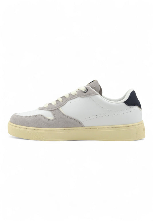 COLMAR Suede Sneaker Uomo White Navy TOKYOPLAIN040