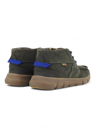 JEEP Polacco Suede Sneaker Uomo Military Green JM42122A