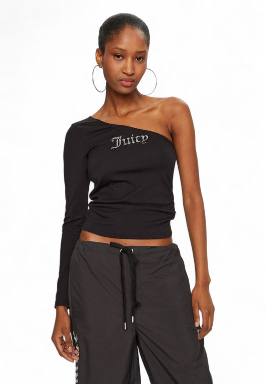 JUICY COUTURE Top Monospalla Donna Nero NELLA70434