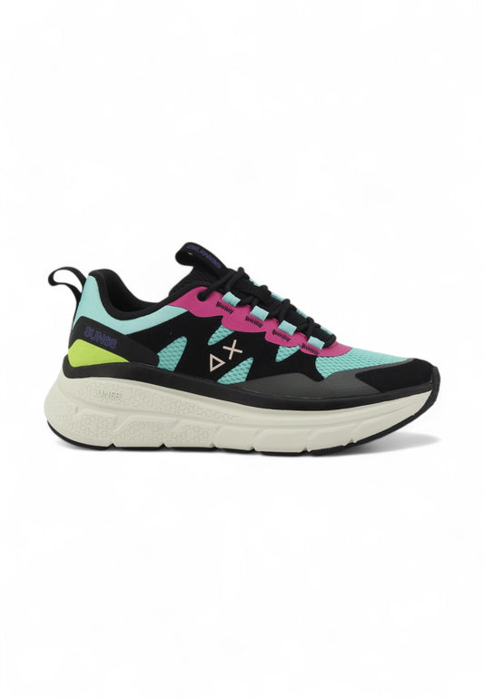 SUN68 Running Venus Sporty Sneaker Donna Azzurro Z44229