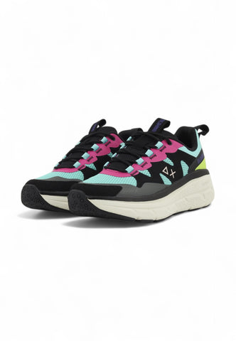 SUN68 Running Venus Sporty Sneaker Donna Azzurro Z44229