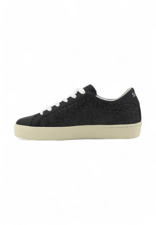 SUN68 Strass Katy Sneaker Donna Nero Z44221