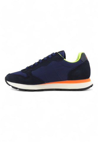 SUN68 Running Tom Fluo Sneaker Uomo Blu Z44102