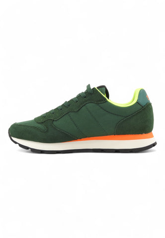 SUN68 Running Tom Fluo Sneaker Uomo Verde Z44102