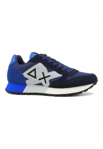 SUN68 Running Jacky Solid Sneaker Uomo Blu Z44113