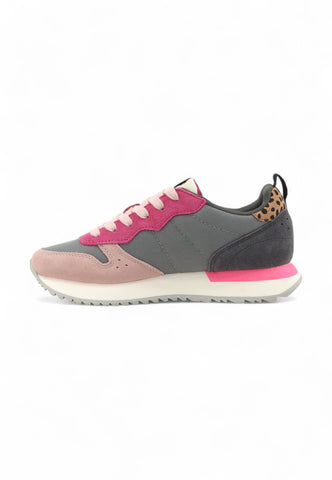 SUN68 Running Multicolor Sneaker Donna Grigio Z44209