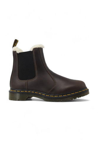 DR. MARTENS Polacco Smooth Pelo Interno Stivaletto Donna Marrone 2976-LEONORE-32016777