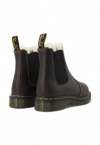 DR. MARTENS Polacco Smooth Pelo Interno Stivaletto Donna Marrone 2976-LEONORE-32016777