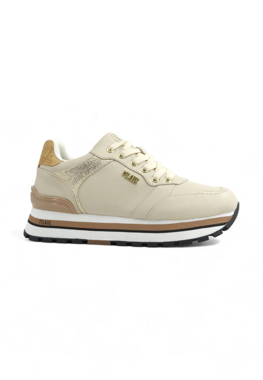 ALVIERO MARTINI 1° CLASSE Running Retro Geo Sneaker Donna Nude 1017300E