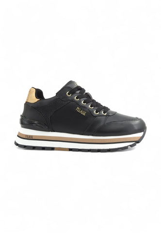 ALVIERO MARTINI 1°CLASSE Running Retro Geo Sneaker Donna Black 1017300E