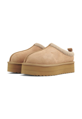 COLORS OF CALIFORNIA Eggy Platform Bold Stitching Stivaletto Donna Marrone HC.YWPLA13