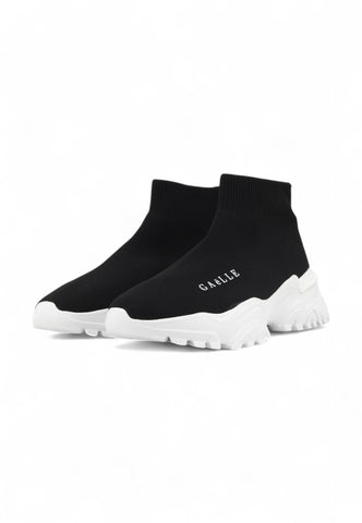 GAELLE Running Calza Sneaker Donna Nero GACAW01115