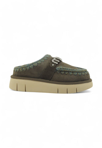 MOU Bounce Clog Metal Ciabatta Donna Verde MU.FW531001A