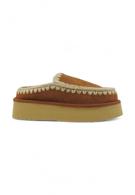 MOU Clog Eskimo Ciabatta Donna Marrone MU.FW681004A