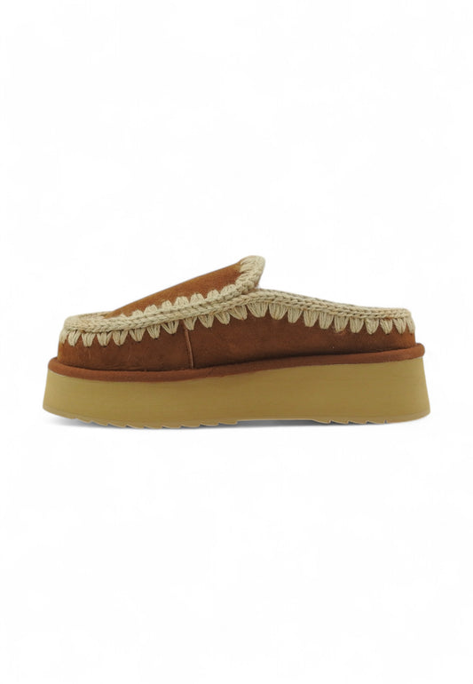 MOU Clog Eskimo Ciabatta Donna Marrone MU.FW681004A