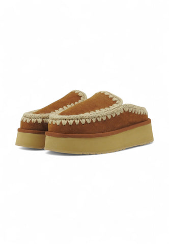 MOU Clog Eskimo Ciabatta Donna Marrone MU.FW681004A