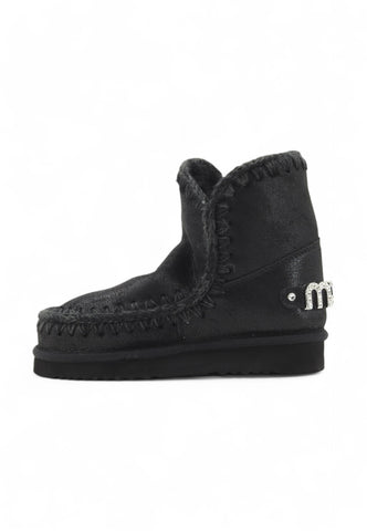 MOU Eskimo 18 Logo Eva Stivaletto Donna Nero MU.FW101036B